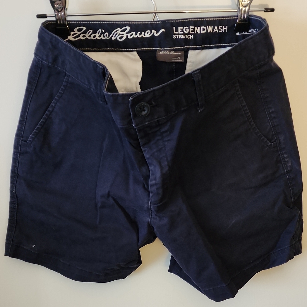 Eddie Bauer Dark Blue Chino Shorts
